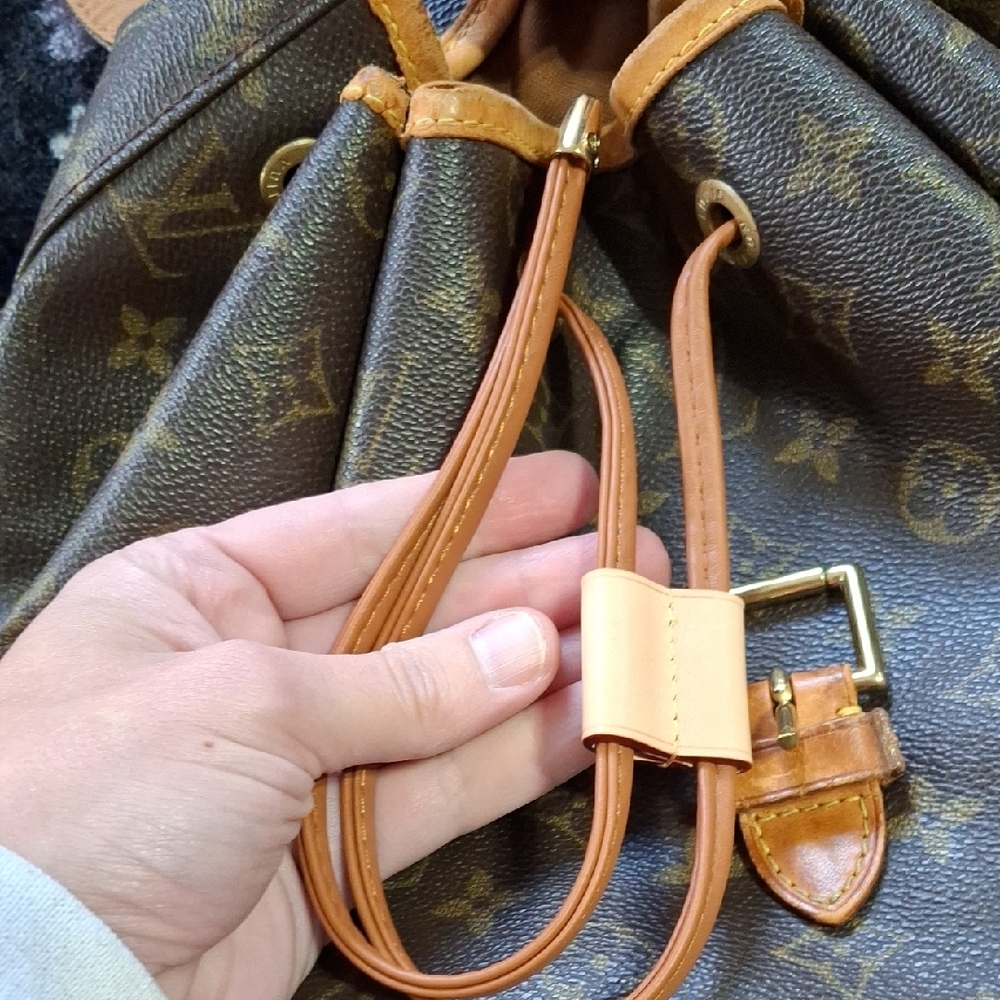 Louis Vuitton Dark Brown Monogram Backpack - Picture 11 of 16